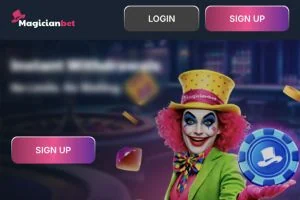 MagicianBet Casino sur mobile — inscription et bonus